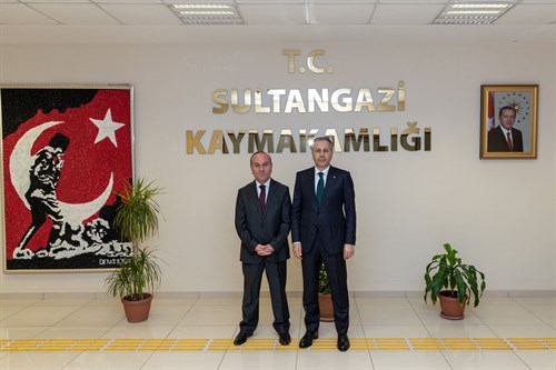 İstanbul Valisi Sayın Ali YERLİKAYA, Kaymakamımızı Ziyaret Etti.